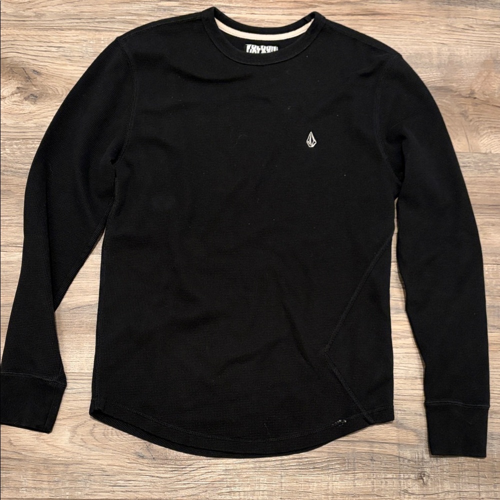 Volcom Black Long Sleeve Men's Medium Shirt